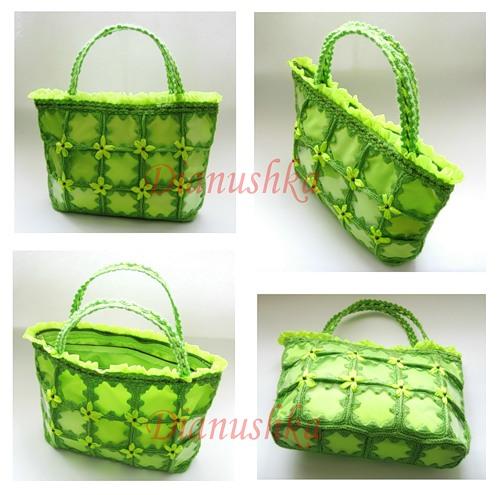 Как сделать внутренние карманы для сумки из пластиковых бутылок. Сумка из пластиковых бутылок