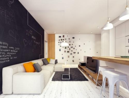 Какие преимущества имеет использование грифельной доски в интерьере. Плюсы и минусы