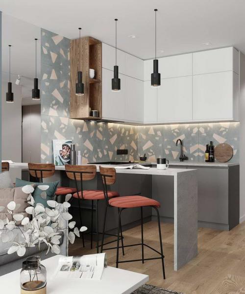 Фартук для кухни из плитки 2023. Тренд № 1: Kerama Marazzi и Грани Таганая – экологичность и воздушность 10 Фартук для кухни из плитки 2023. Тренд № 1: Kerama Marazzi и Грани Таганая – экологичность и воздушность 10