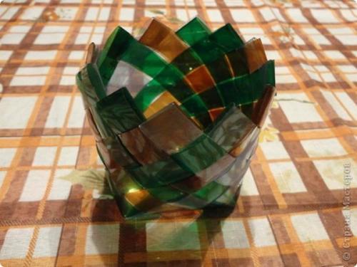 Как изготовить декоративные элементы для сумки из пластиковых бутылок. Успешное плетение из пластиковых бутылок: 3 секрета