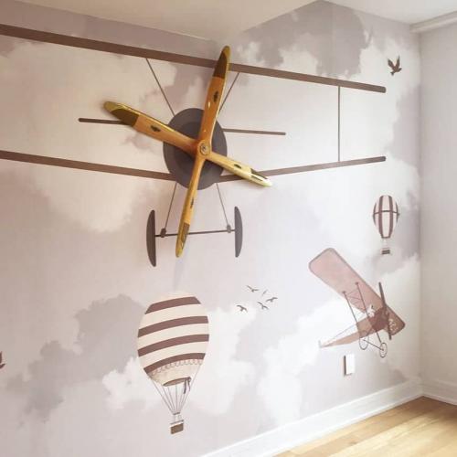 Декорирование стен своими руками и подручными средствами. Фотообои для украшения