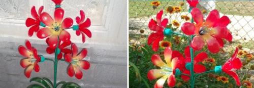 Как вырезать форму вьющихся цветов из пластиковой бутылки. Вариант 3 – кливии.