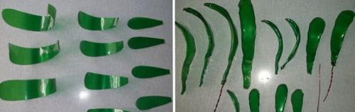 Как вырезать форму вьющихся цветов из пластиковой бутылки. Вариант 3 – кливии.