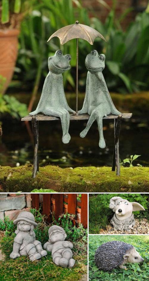 Садовый декор своими руками. Садовые скульптуры