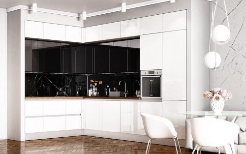 Можно ли использовать более двух цветов в интерьере кухни