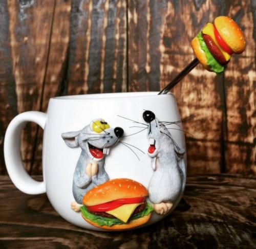 Какие идеи для украшения посуды с помощью полимерной глины можно использовать для создания оригинальных подарков. Кружки из полимерной глины своими руками — мастер-классы для начинающих по украшению кружек полимерной глиной + фото