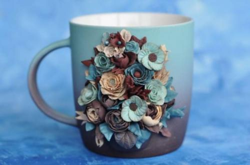 Какие идеи для украшения посуды с помощью полимерной глины можно использовать для создания оригинальных подарков. Кружки из полимерной глины своими руками — мастер-классы для начинающих по украшению кружек полимерной глиной + фото