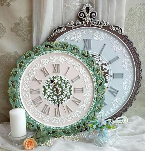 Декор часов своими руками. Декорирование настенных часов своими руками: 125 фото-идей и примеров интерьерного оформления из подручных средств