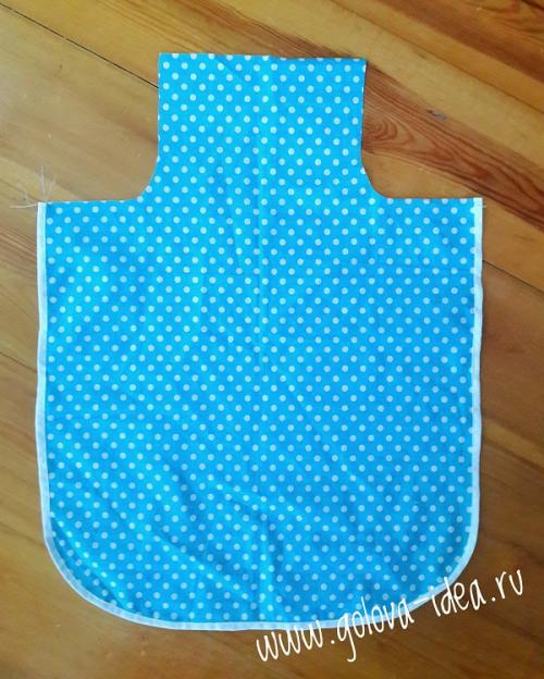 Выкройка детского фартука на 2 года. Как сшить детский фартук