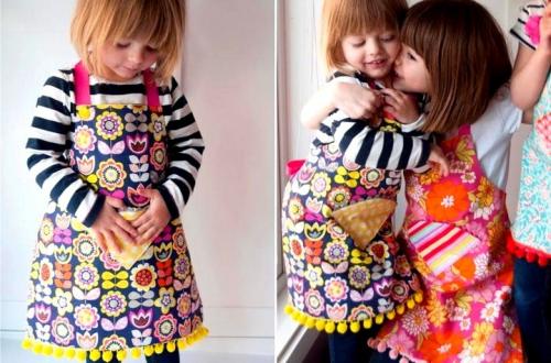 Выкройка детского фартука на 2 года. Как сшить детский фартук