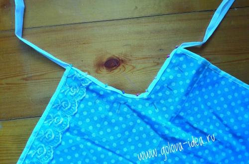 Выкройка детского фартука на 2 года. Как сшить детский фартук