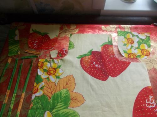 Выкройка детского фартука и колпака. Детские фартуки и колпаки для кухни выкройки