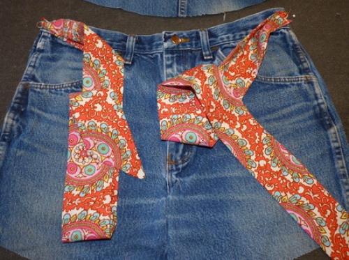 Как сшить мужской фартук из джинс. Как сшить фартук из старых джинсов?