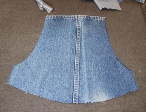 Как сшить мужской фартук из джинс. Как сшить фартук из старых джинсов?