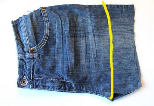 Как сшить мужской фартук из джинс. Как сшить фартук из старых джинсов?