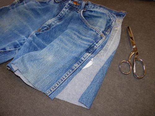 Как сшить мужской фартук из джинс. Как сшить фартук из старых джинсов?