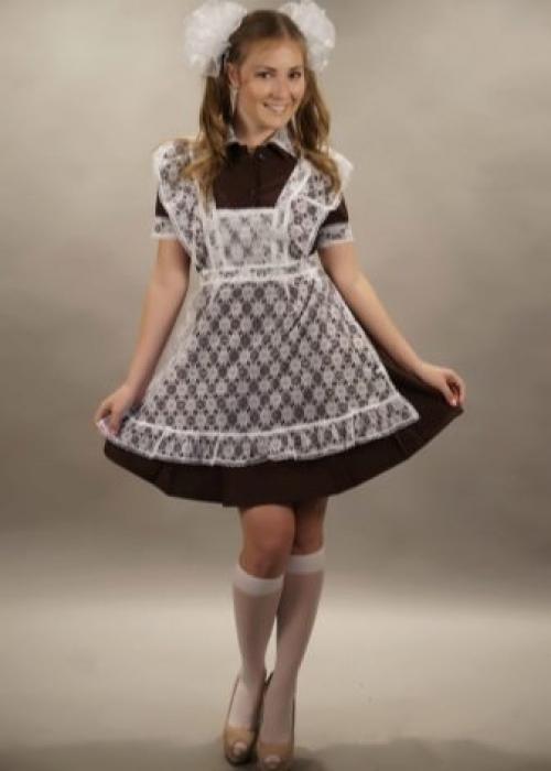 Школьный фартук своими руками. Школьный фартук из гипюра своими руками 20