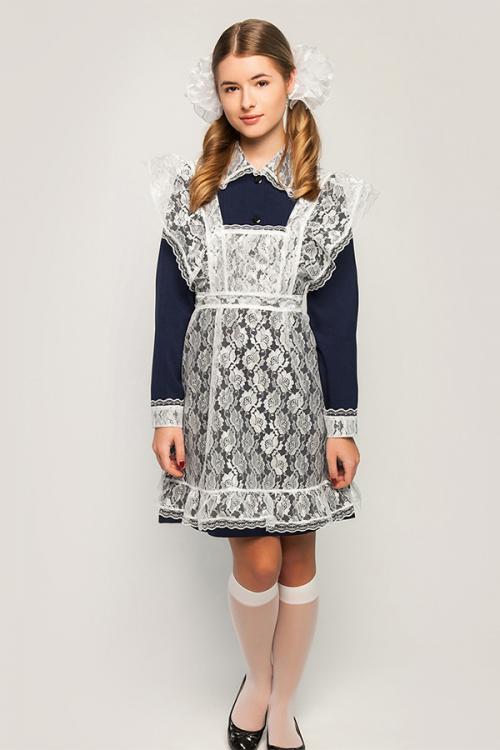 Пышный школьный фартук. Строгость и простота школьной формы