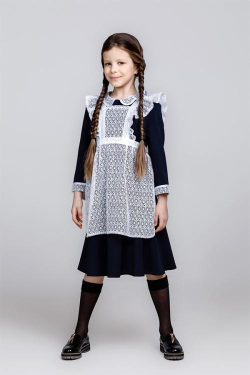 Пышный школьный фартук. Строгость и простота школьной формы