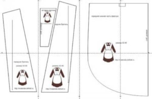 Школьный фартук своими руками. Школьный фартук из гипюра своими руками