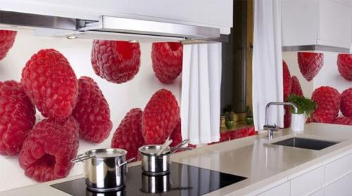 Самоклеющийся фартук для кухни. Наклейки на фартук в кухне