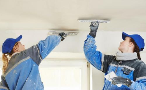 Шпаклевание потолка из гипсокартона под покраску. Поэтапная техника шпаклевания потолков