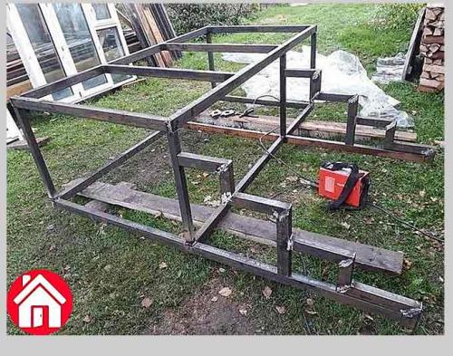 Какие материалы можно использовать для создания каркаса крыльца из профильной трубы. Крыльцо с навесом из профильной трубы своими руками