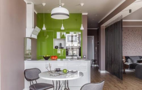 Достоинства и недостатки зеленого цвета в дизайне кухни. Характеристика зеленого цвета и его оттенки