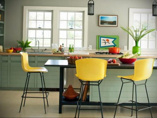 Сочетание цветов в интерьере кухни: примеры красивого дизайна, фото новинок и необычных идей (80 фото)
