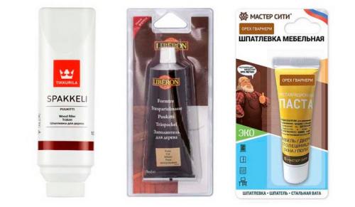 Заделать трещины в дереве. Шпатлевки для дерева