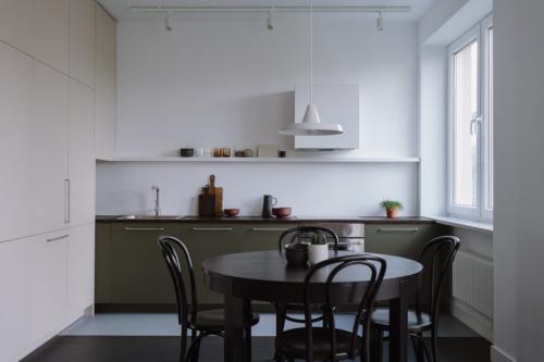 Кухня серо-зеленого цвета. Зеленая кухня — сочетание цветов и оттенков