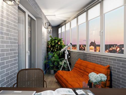 Отделка кирпичной стены на балконе. Кирпичный балкон: современное устройство и внутренняя отделка интерьера (75 фото)