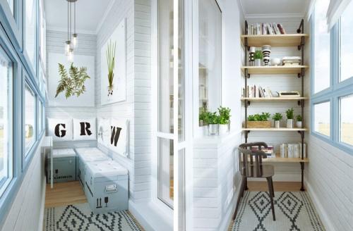 Отделка кирпичной стены на балконе. Кирпичный балкон: современное устройство и внутренняя отделка интерьера (75 фото)