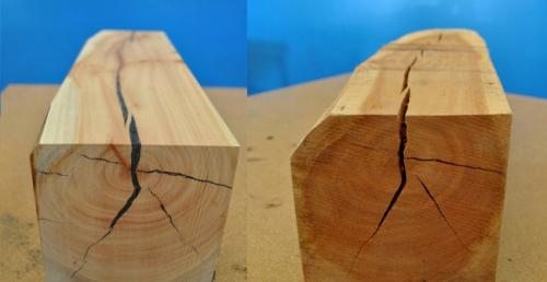 Чем заделать трещины в деревянных столбах. Как и чем устранить трещины в древесине