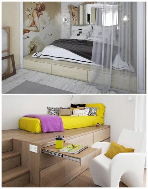 Как грамотная планировка влияет на экономию пространства.  Создание супервместительного подиума