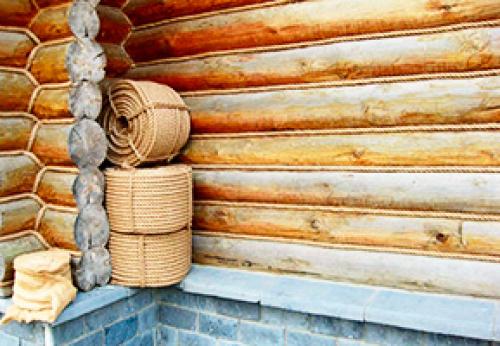 Канат для отделки сруба. Как утеплить дом декоративным канатом? 12 Канат для отделки сруба. Как утеплить дом декоративным канатом? 12