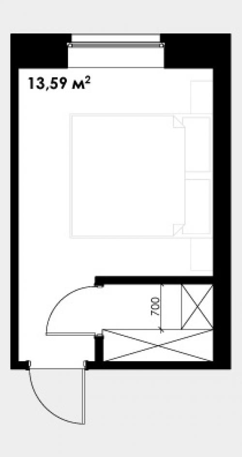 Создание уютного дизайна спальни в типовой квартире 01