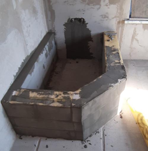 Отделка стен из газобетона в ванной. Ванна из газоблока своими руками