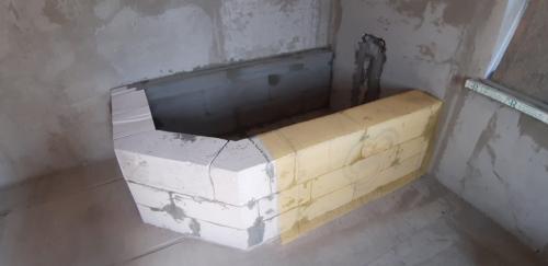 Отделка стен из газобетона в ванной. Ванна из газоблока своими руками