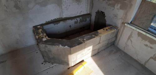 Отделка стен из газобетона в ванной. Ванна из газоблока своими руками