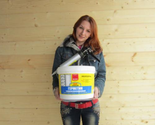 Зачем нужен герметик для сруба. Особенности использования  10