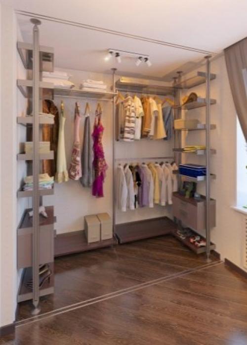 Гардеробная комната своими руками. Особенности 19 Гардеробная комната своими руками. Особенности 19