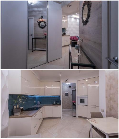 Расстановка мебели в квартире 32 кв м.  Планирование и грамотное расположение центральной перегородки