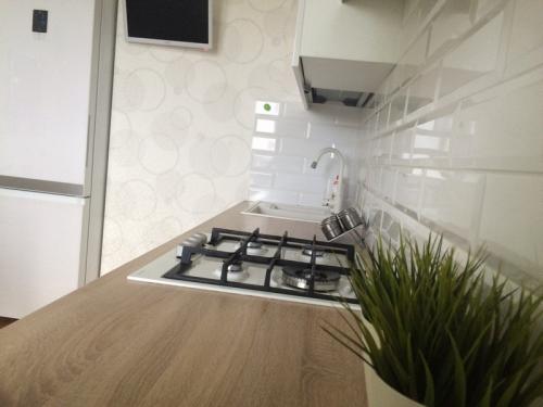 Кухонный фартук из плитки кабанчик. 20 интерьеров с плиткой кабанчик на кухонном фартуке