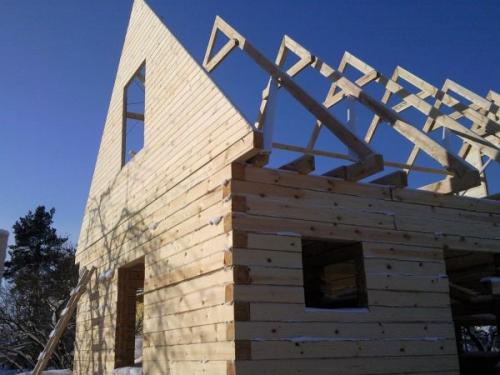 Строительный гид: создание фронтона и стропильной системы двускатной крыши 03 Строительный гид: создание фронтона и стропильной системы двускатной крыши 03