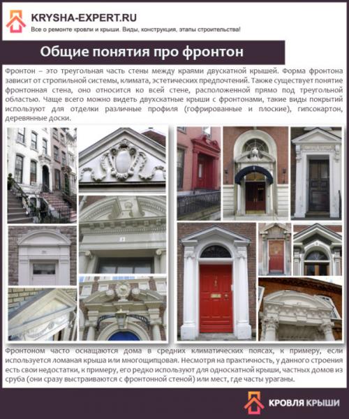 Какие материалы можно использовать для создания фронтона двухскатной крыши