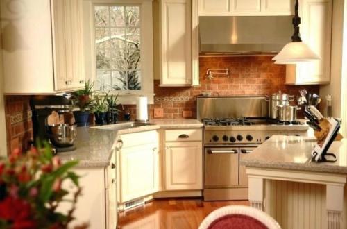 Керамическая плитка для фартука на кухню. Стандарты фартука на кухне 10