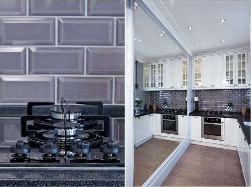 Укладка плитки кабанчик на фартук после установки кухни. Фартук из плитки «кабанчик» в интерьере кухни – от выбора дизайна до укладки своими руками