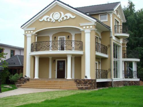 Как задекорировать стену на улице. Фасадный декор своими руками: мастер-класс по наружной отделке дома. Фото лучших примеров + советы по выбору материалов