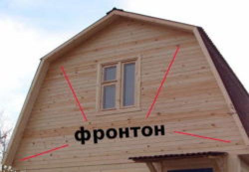 Какие способы обшивки фронтона крыши существуют. Что такое фронтон? Общая информация о его устойстве